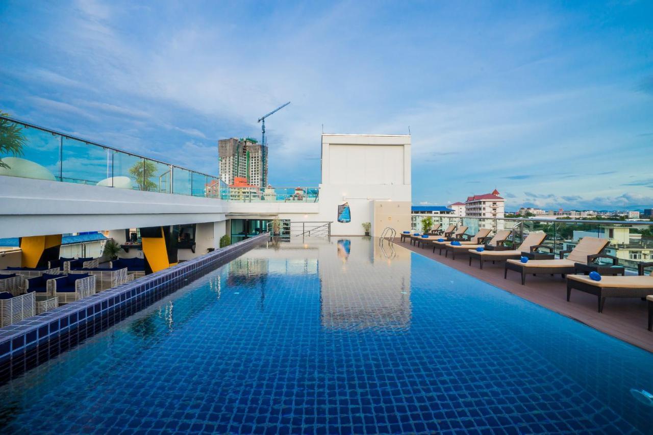 Blue Boat Hotel Jc Паттайя Экстерьер фото